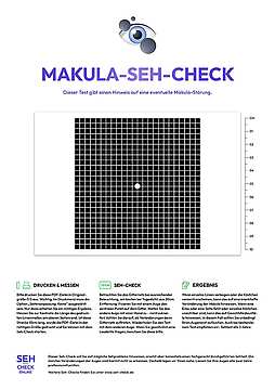 Makula-Seh-Check – Makula-Störung, Makuladegeneration, AMD