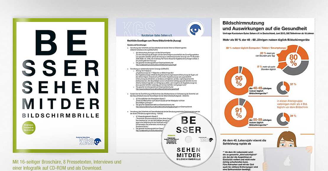 KGS Presse-Themenservice "Bildschirmarbeitsplatzbrille" KGS Presse-Themenservice "Bildschirmarbeitsplatzbrille"