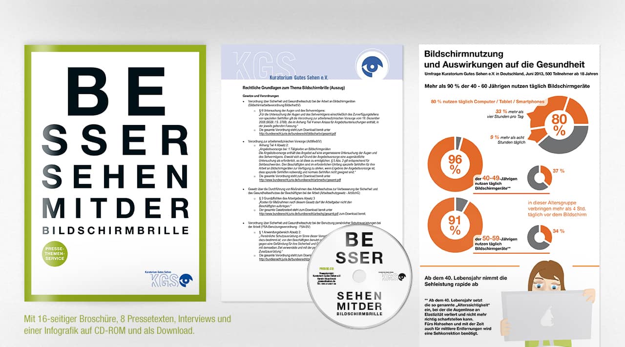 KGS Presse-Themenservice "Bildschirmarbeitsplatzbrille" KGS Presse-Themenservice "Bildschirmarbeitsplatzbrille"