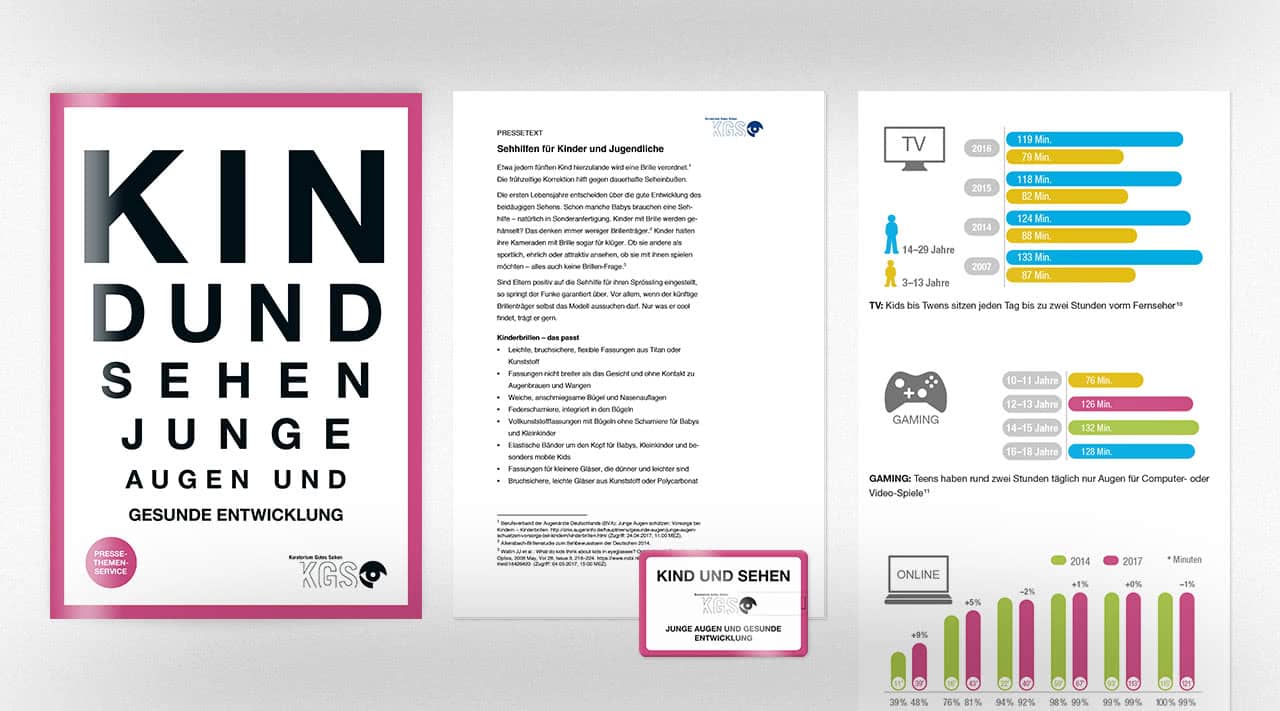Presse-Themenservice: Kind und Sehen
